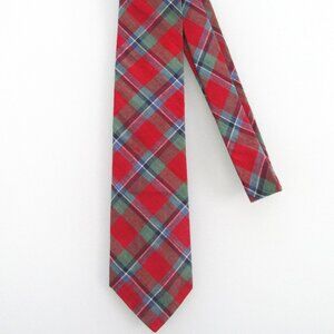 Rooster Vintage Men's Cotton Plaid Tie